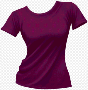 Camiseta Feminina Oversized Estampada  Vinho
